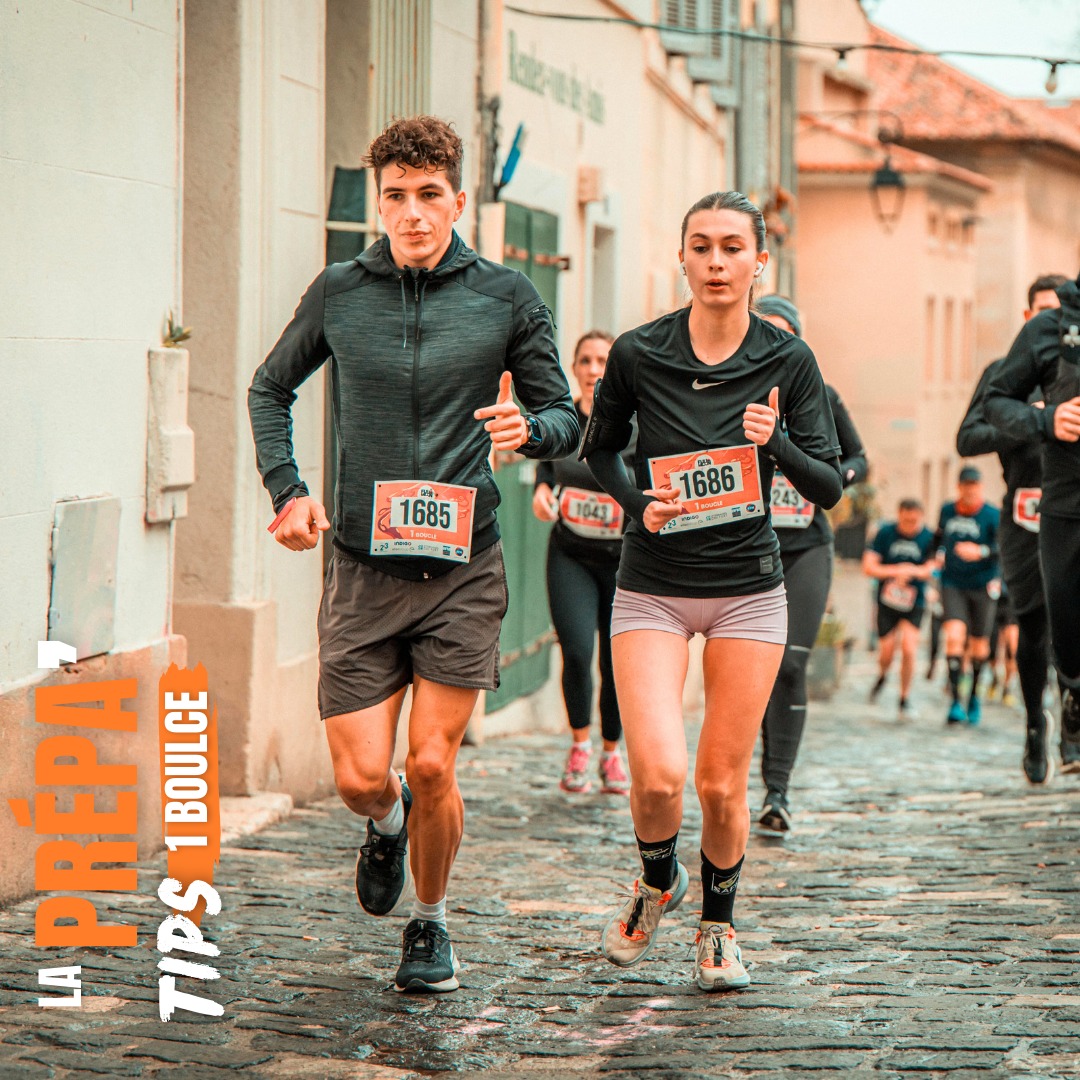 Deux coureurs lors de la 1ère édition