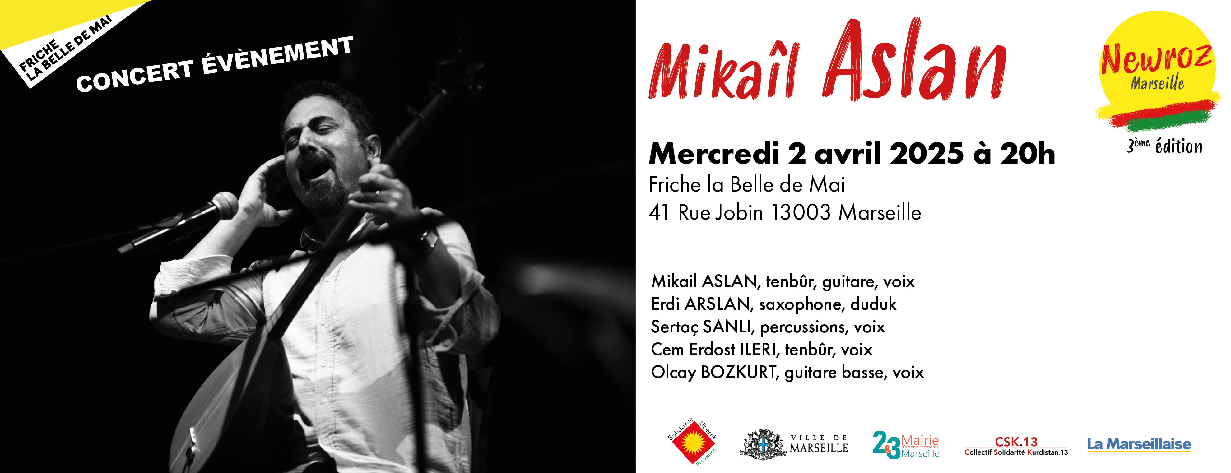 Bannière Concert Newroz