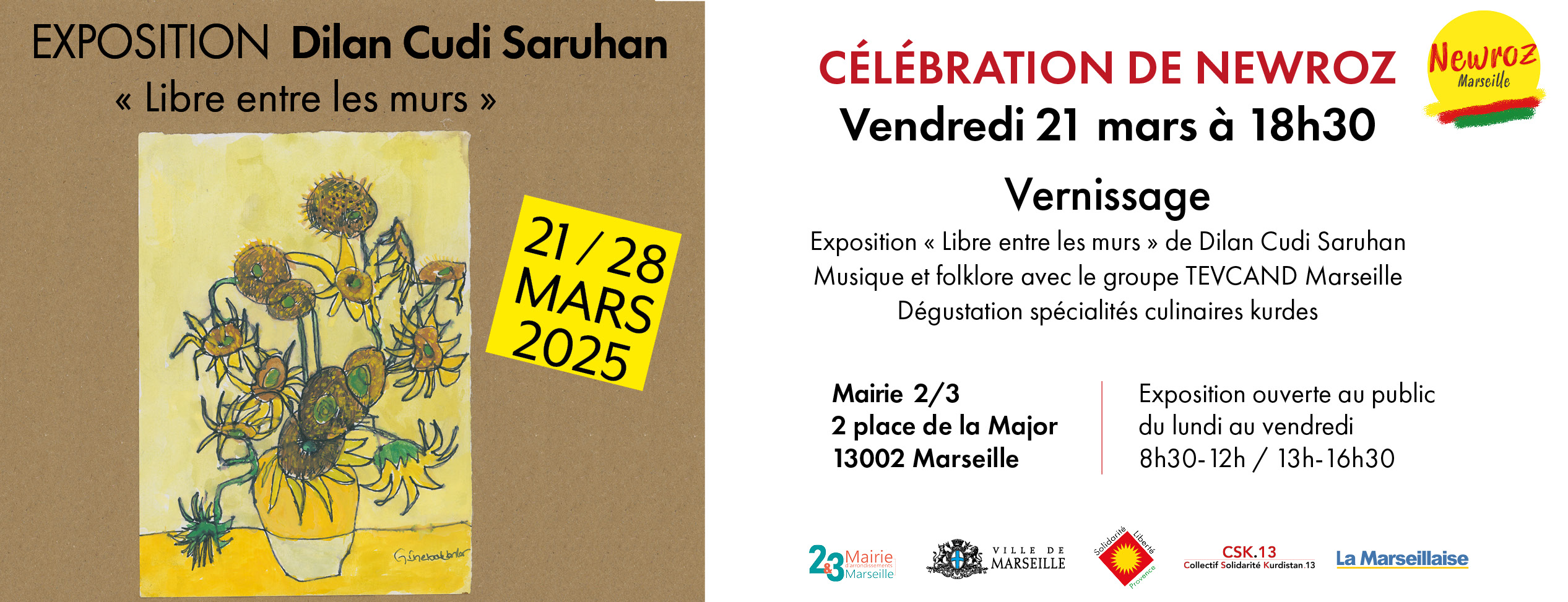 Bannière Célébration Newroz