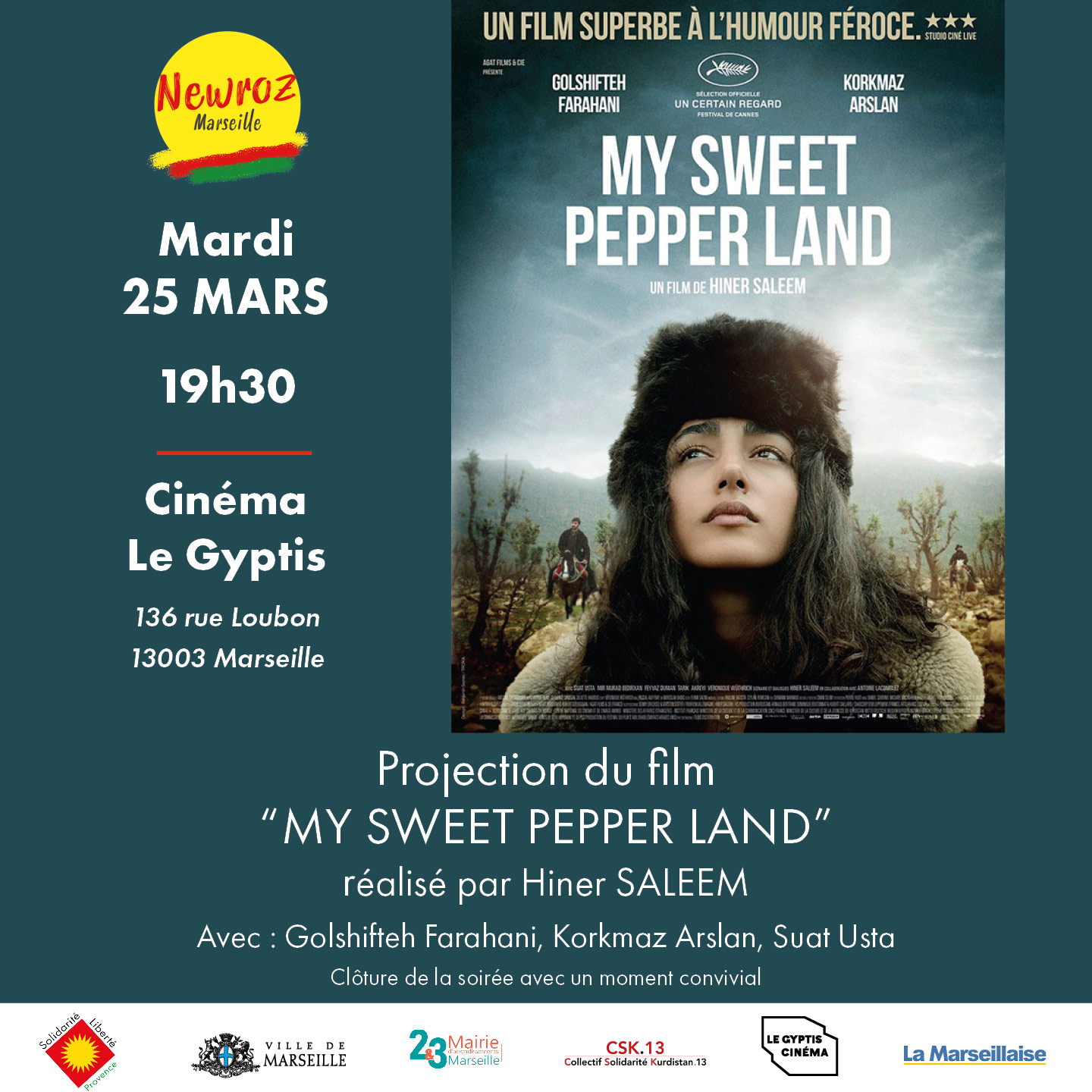 Bannière Cinéma Newroz