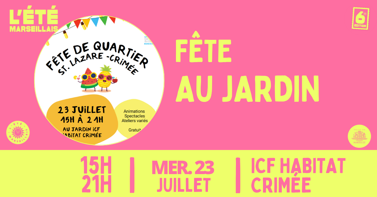 fête jardin