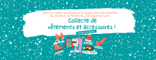 Collecte de vêtements de neige