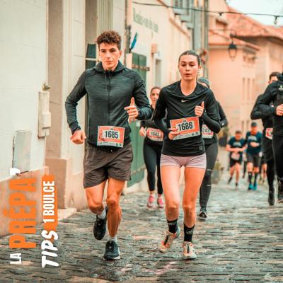deux personnes courent