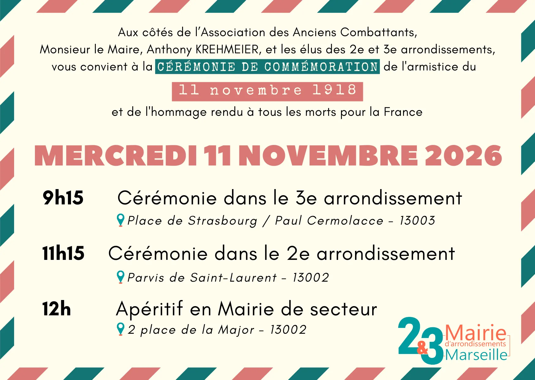 invitation 11 novembre